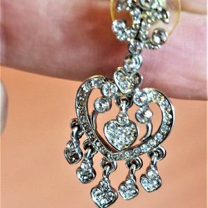 Rhinestone earrings